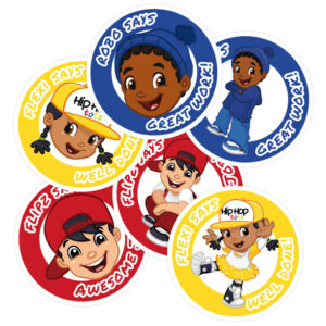 Hip Hop Tots Stickers